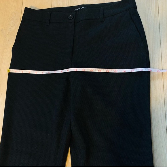 Hilary Radley Houndstooth Straight Pants in Black & Navy - Picture 3 of 10